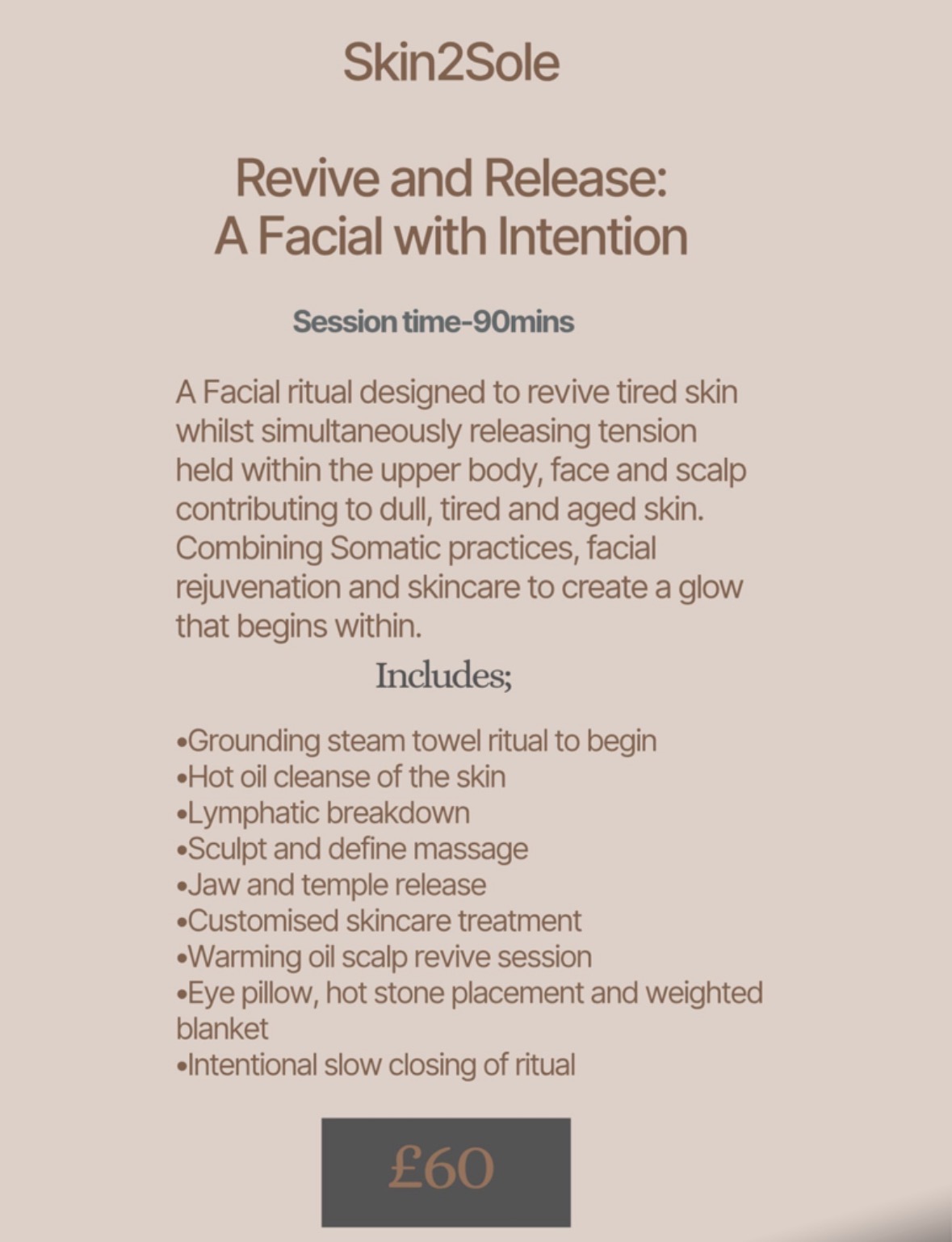 Revive & Release Facial