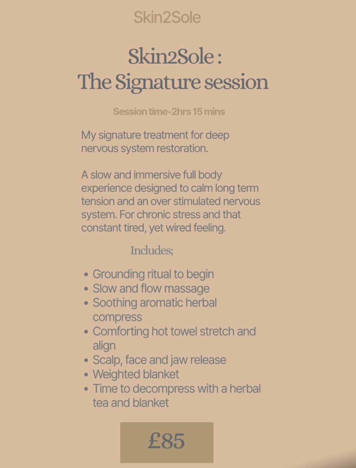 The Signature Session